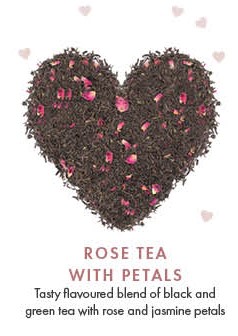 Rose Tea with petals