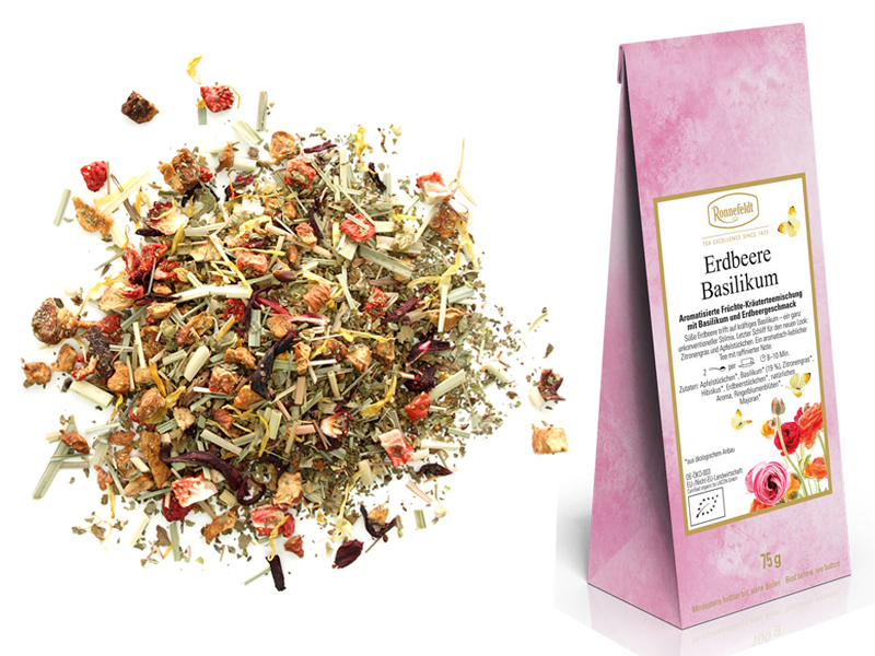 Strawberry and Basil loose leaf tea