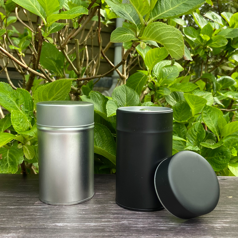 Tubular Tea Caddy Double Lid 75g